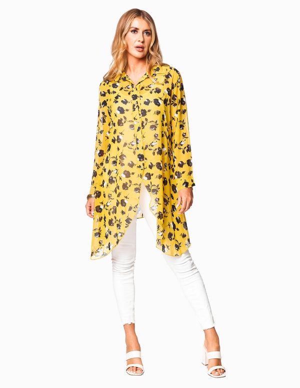 BB-502 - Mustard - Long Shirt