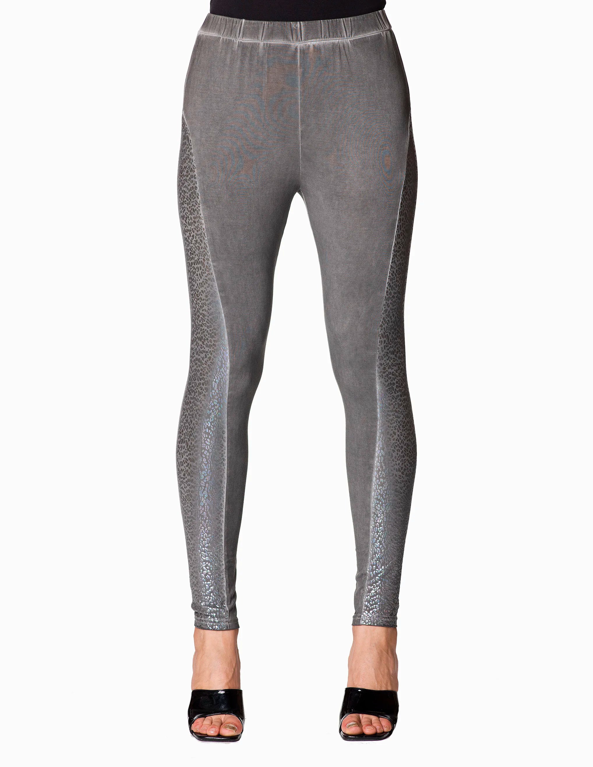 Grey Wide-Leg Pants – MINKAS SS26