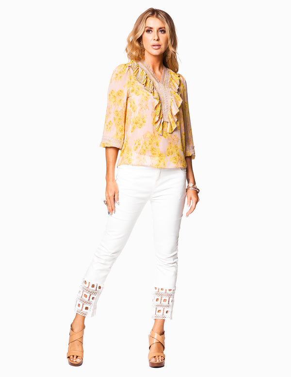 KY-270 - Yellow - Blouse