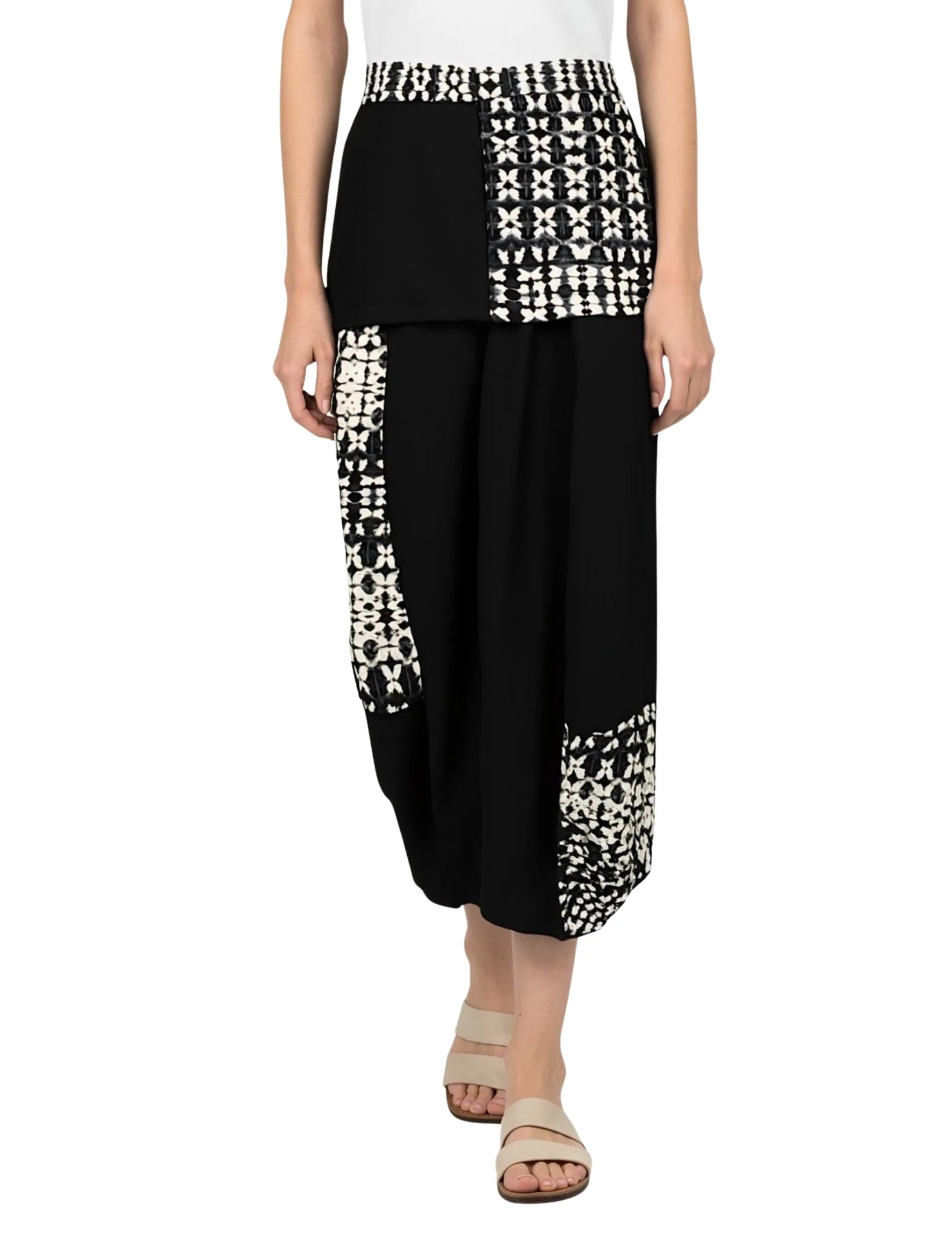 Black & White Palazzo Pants – MINKAS SS26