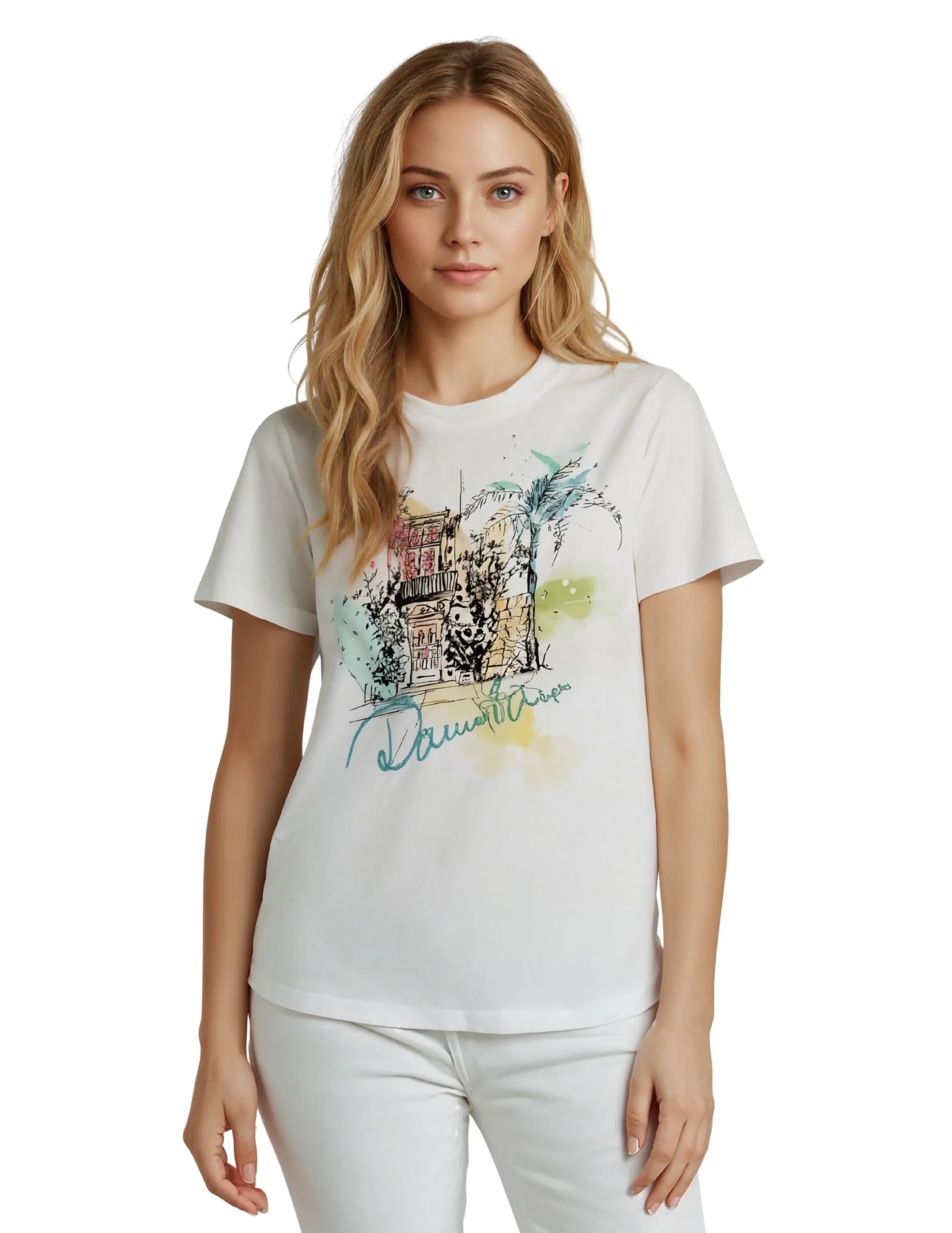 Palm Print Top – MINKAS SS26