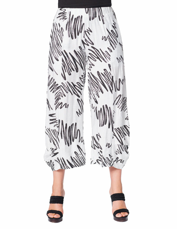 White & Black Pants – MINKAS Clearance